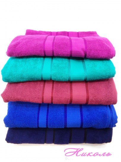 Рушник банний 2256 махра 70см*140см (100% бавовна) Узбекистан