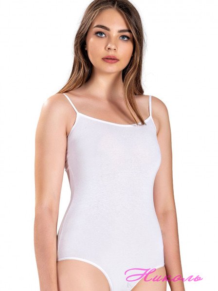 Боді Jiber 502 білий (бавовна 96% еластан 4%) Туреччина