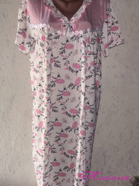 Нічна сорочка Andin/Turon 303/1501 принт асорті (бавовна) Узбекистан