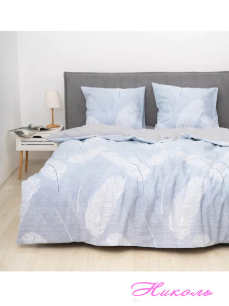 Комплект постільної білизни Viluta 24347 двоспальний, підковдра 210 см*175 см, простирадло 220*200 см, наволочка 2шт 70*70 см (ранфорс) Україна (роздріб)
