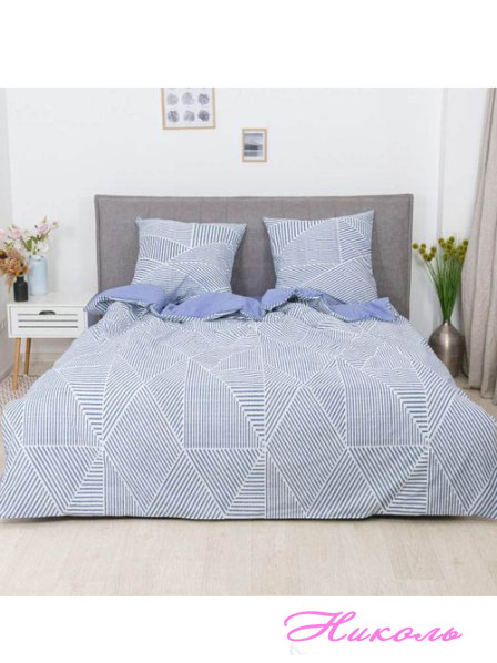 Комплект постільної білизни Viluta 25406 полуторний, підковдра 210 см*143 см, простирадло 214*150, наволочка 2шт 70*70 (ранфорс) Україна (роздрібна ціна)