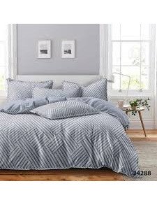 Комплект постільної білизни Viluta 24288 полуторний, підковдра 210 см*143 см, простирадло 214*150, наволочка 2шт 70*70 (ранфорс) Україна (роздрібна ціна)