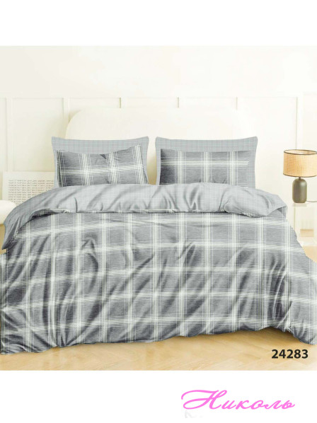 Комплект постільної білизни Viluta 24283 полуторний, підковдра 210 см*143 см, простирадло 214*150, наволочка 2шт 70*70 (ранфорс) Україна (роздріб)