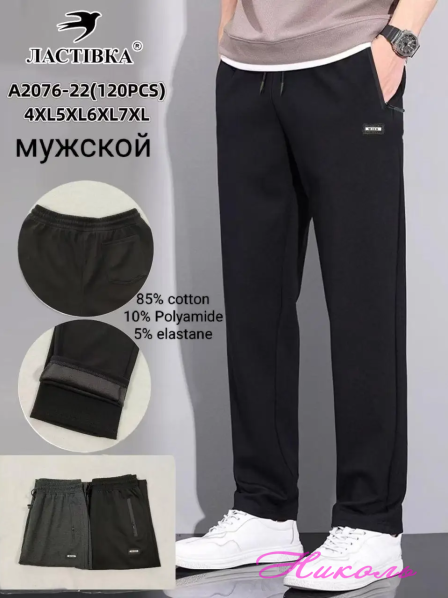 Штани чоловічі A2076-22 (поліестер, бавовна)